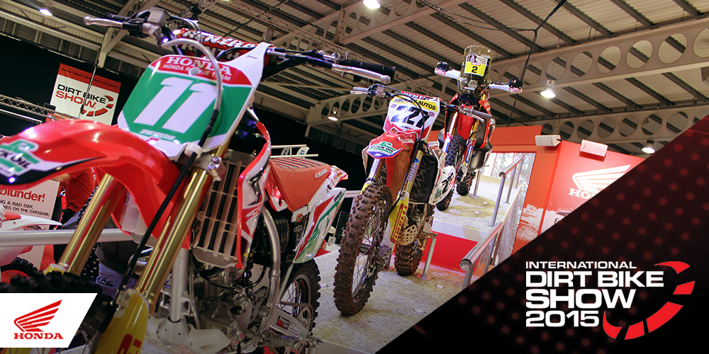 Check out our full range at the Honda stand here at <a href="/dirtbikeshow/">Dirt Bike Show</a>. The team are on hand for any questions. #HondaDBS