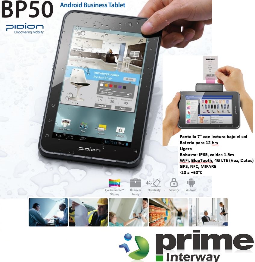 glima57's tweet image. #PIDION #BP50
Robusta, IP65, lectores: 2D, MSR, IC Card. Todos radios. Gran precio ahora.
Solo en #PRIMEINTERWAY