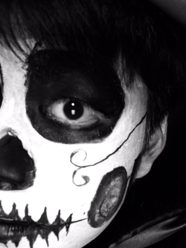 ガイコツメイク