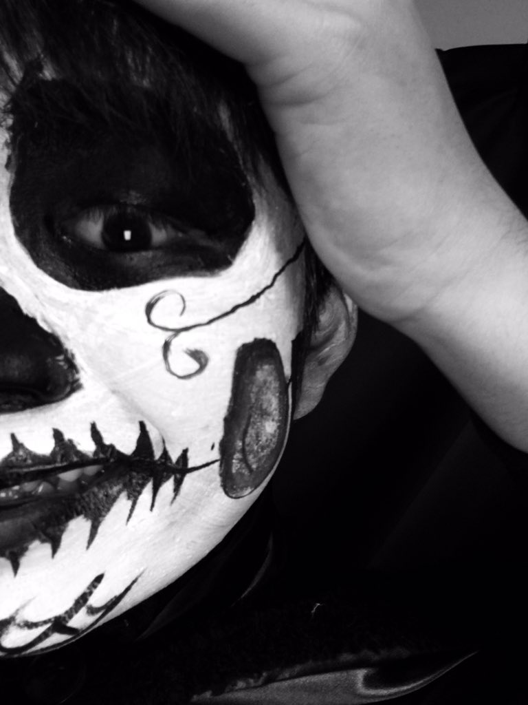 ガイコツメイク