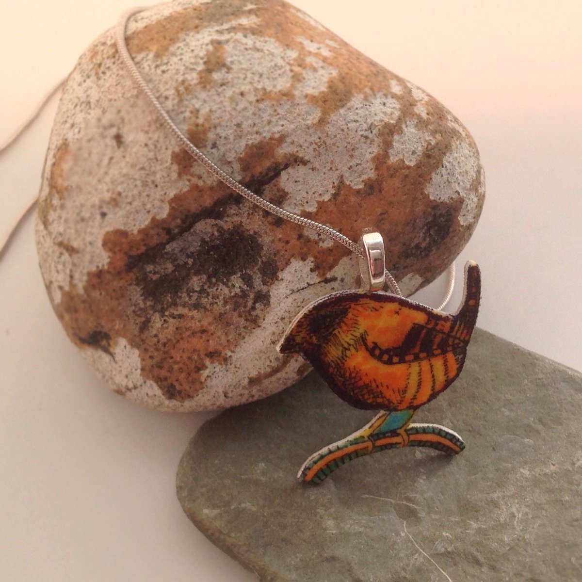 buck_lj's tweet photo. Bird necklace - unique wren illustration for Fall birthday, woman gifts. https://t.co/jcy80CBFLa #Etsy #OctoberPicks https://t.co/ehRdFhtWqk
