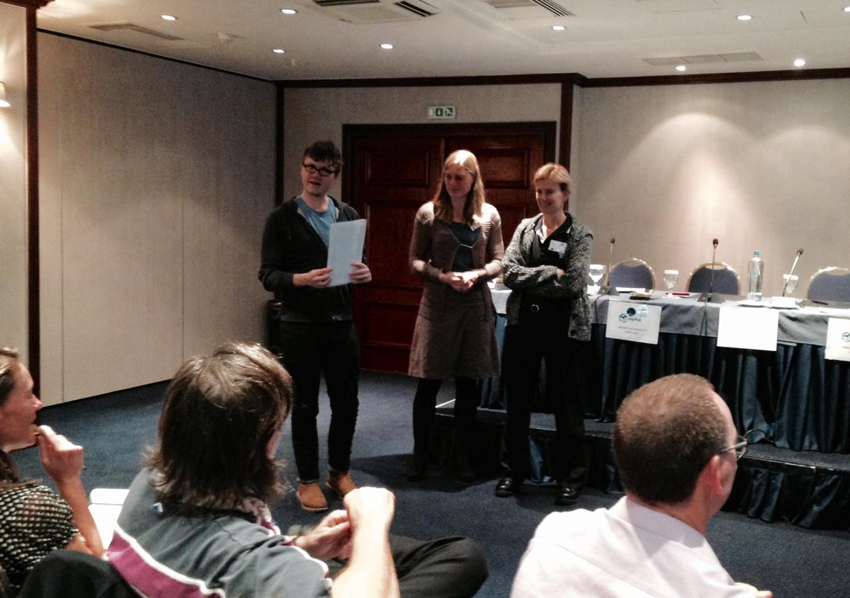 myfishproject's tweet photo. Awards for best talks #icesmyfish https://t.co/CNJgZJpe4S