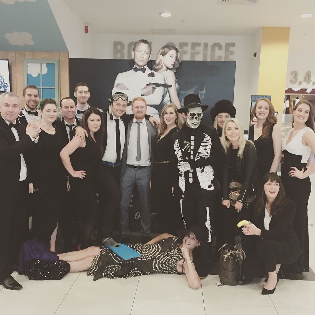 SocialTalent's tweet photo. Bond workday out! #bond #jamesbond #spectre #wearemessers #wearesocialtalent #recruiter #recruiting #source #moneyp… https://t.co/3eT2Ej4P85