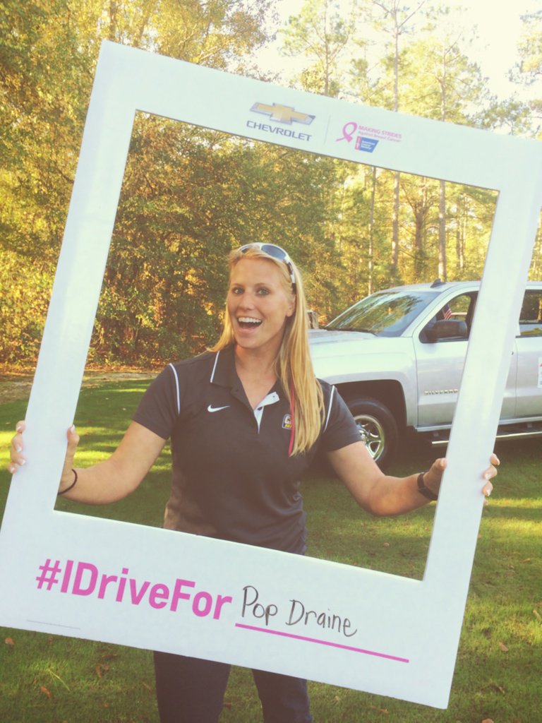 MackenzieDraine's tweet photo. I drive for my Pop! Spending the morning working the Hartsville Chamber  Golf Tournament #IDriveFor https://t.co/lJTSzC09RJ