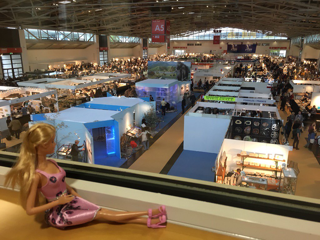 Super excited to be at the Munich #Mineral and Gem show - Mineralientage