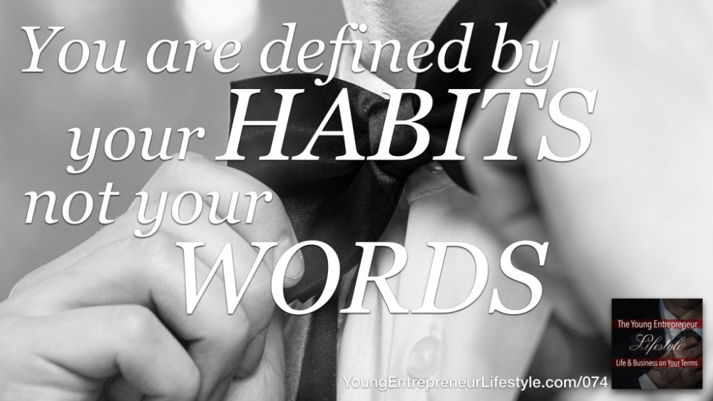 PeterVoogd23's tweet photo. You are defined by your habits not your words https://t.co/WgEcEgorEn