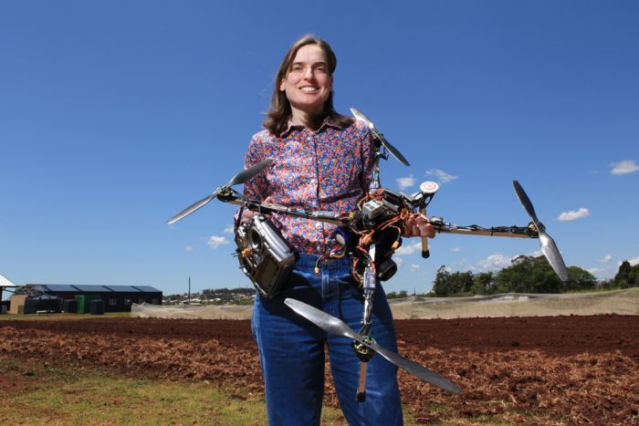 DaniNierenberg's tweet photo. Will drones become as common as tractors on farms? Find out: https://t.co/VMNKpd23Kq @ABCRural https://t.co/t2m2vj1R9T