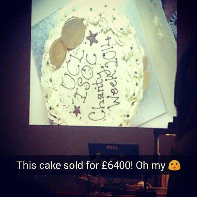 uclisoc's tweet photo. Less than 4 hours to go till our #CWDinner! #tb to last year where we made it into the cake selling records! #CW2015 https://t.co/F1MzAQrgSY