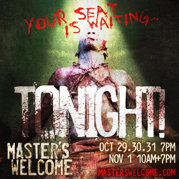 masterswelcome's tweet photo. Your seat is waiting... for the LAST TIME IN 2015 TONIGHT AT 7 PM! #MastersWelcome https://t.co/uOrPQo2PkR https://t.co/plF22Oppq2