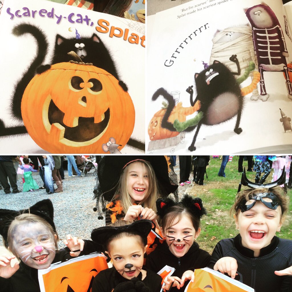 <a href="/robscotton/">rob scotton</a> My Daisies loved Scaredy Cat, Splat! Here they are, making their scariest faces