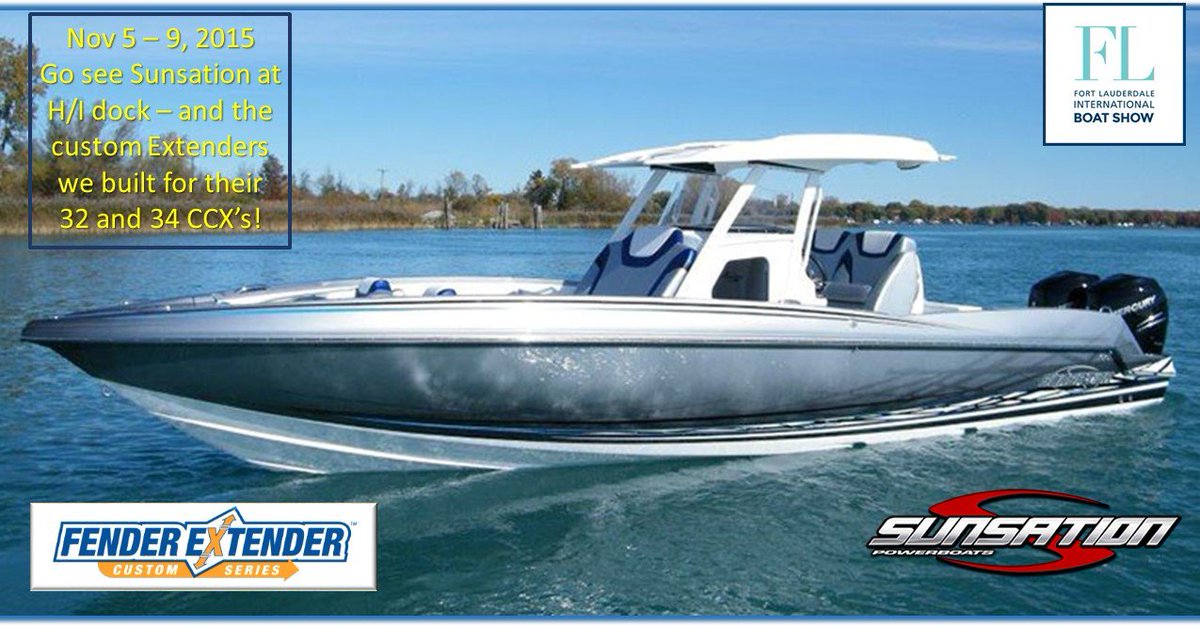 FenderSuspender's tweet photo. Fabulous Friday! FLIBS starts next week!!  #FLIBS #sunsation #fenderextender #protectingthebestwiththebest https://t.co/rD43bPRVLX