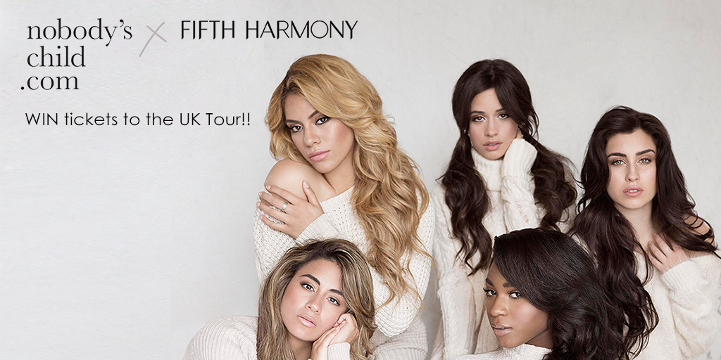 NobodysChild's tweet photo. COMPETITION!
Follow &amp; RT by 12am Sun for a chance to WIN tickets to @FifthHarmony's UK Tour! https://t.co/tr2hYzWHVO https://t.co/eFqDr5zWTA