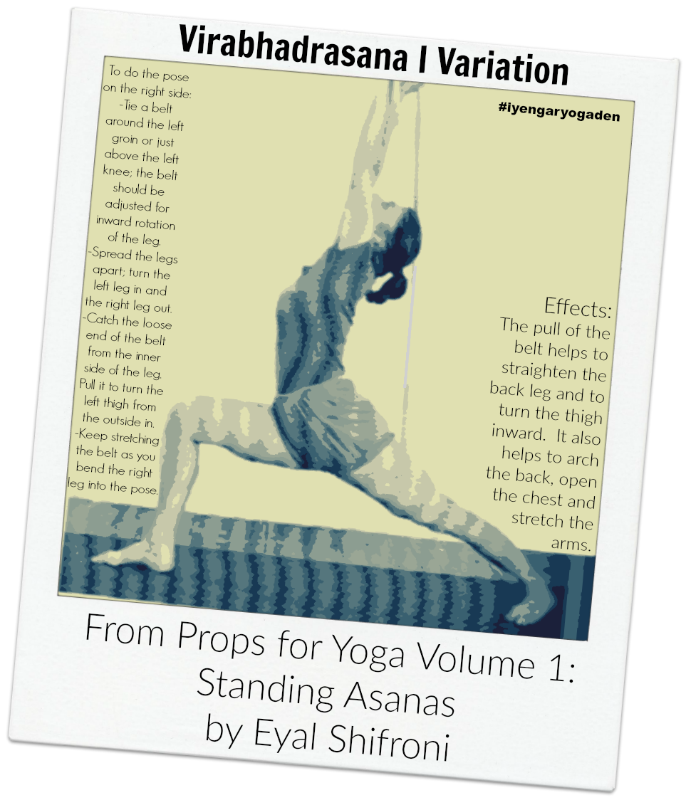 YogaCntrDenver's tweet image. From Props for Yoga Volume1: Standing Asanas IYCD Book of the Month #iyengaryogaden #props #StandingPoses