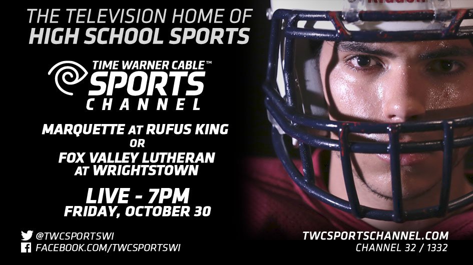 Round 2 of the #wisfb playoffs tonite on @TWCSportsWI features a pair of games to dial up for your viewing pleasure.