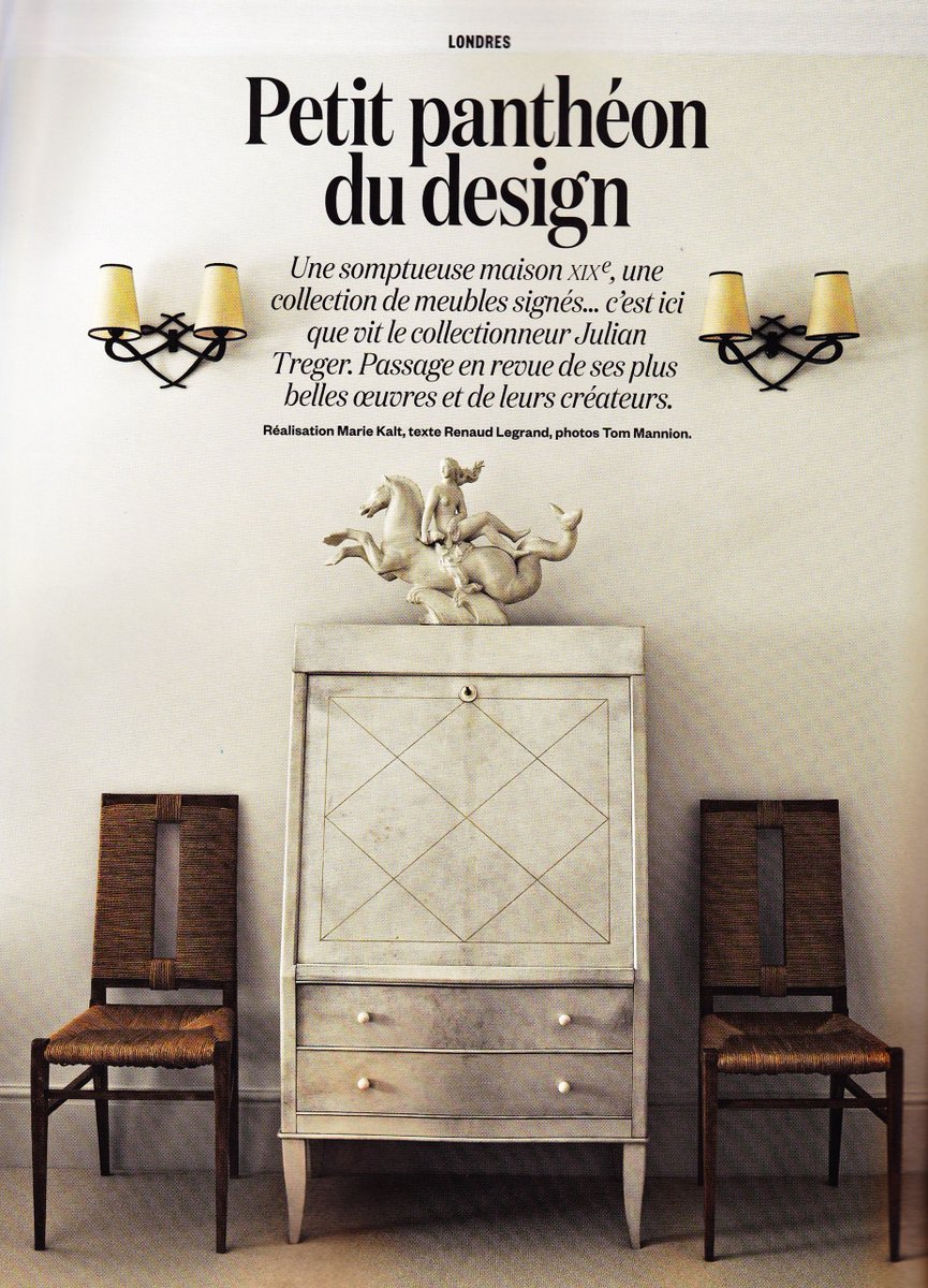 ChastelMarechal's tweet photo. Réunis dans une maison londonienne du 19e #AndréArbus #JacquesAdnet #GilbertPoillerat ...
Article paru @ADmagazinefr https://t.co/kaNDW6k5bg