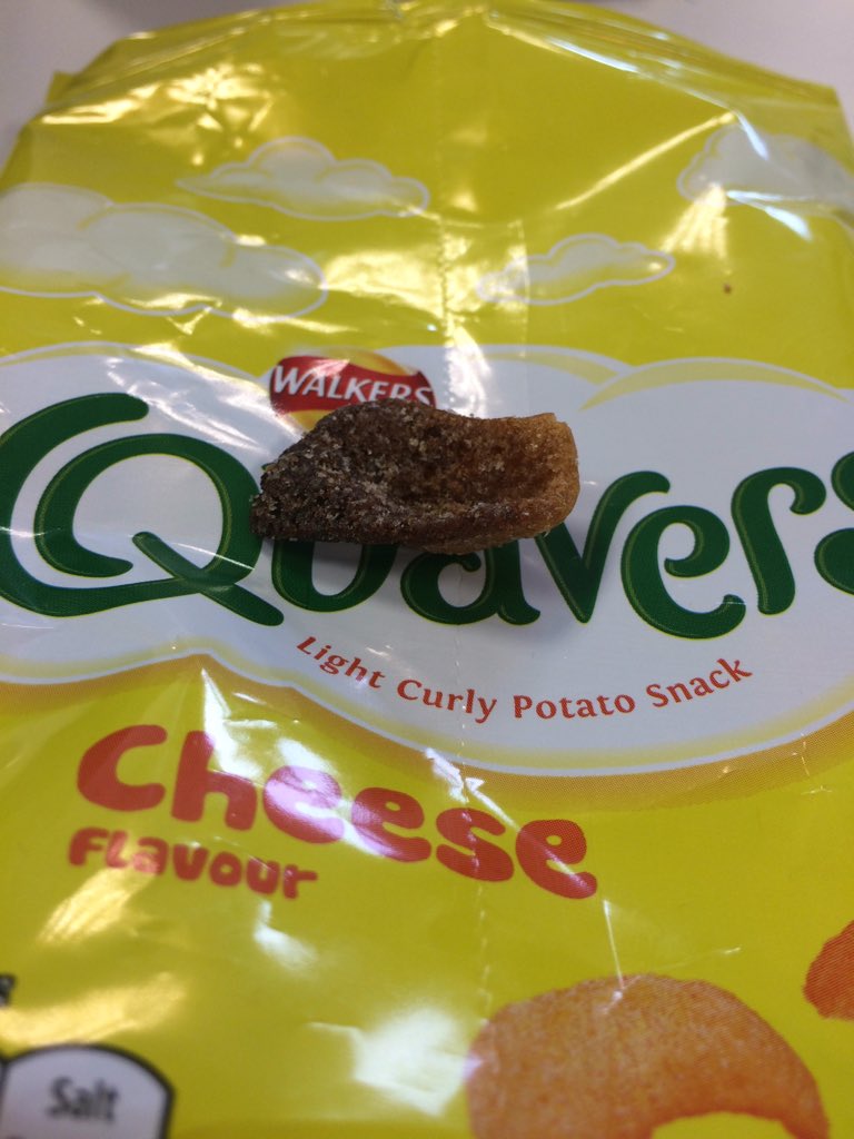 EmilyClare6's tweet photo. @walkers_crisps not what I expect from Quavers!!! #disgusting #repulsed https://t.co/oZFDJAWZGG