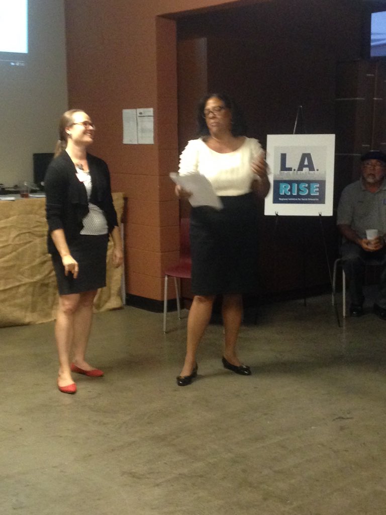 ashleyacordero's tweet photo. @JanPerry thanks #LARISE partners encourages more employers to come on board  @REDFworks https://t.co/vKHFIkuIlL