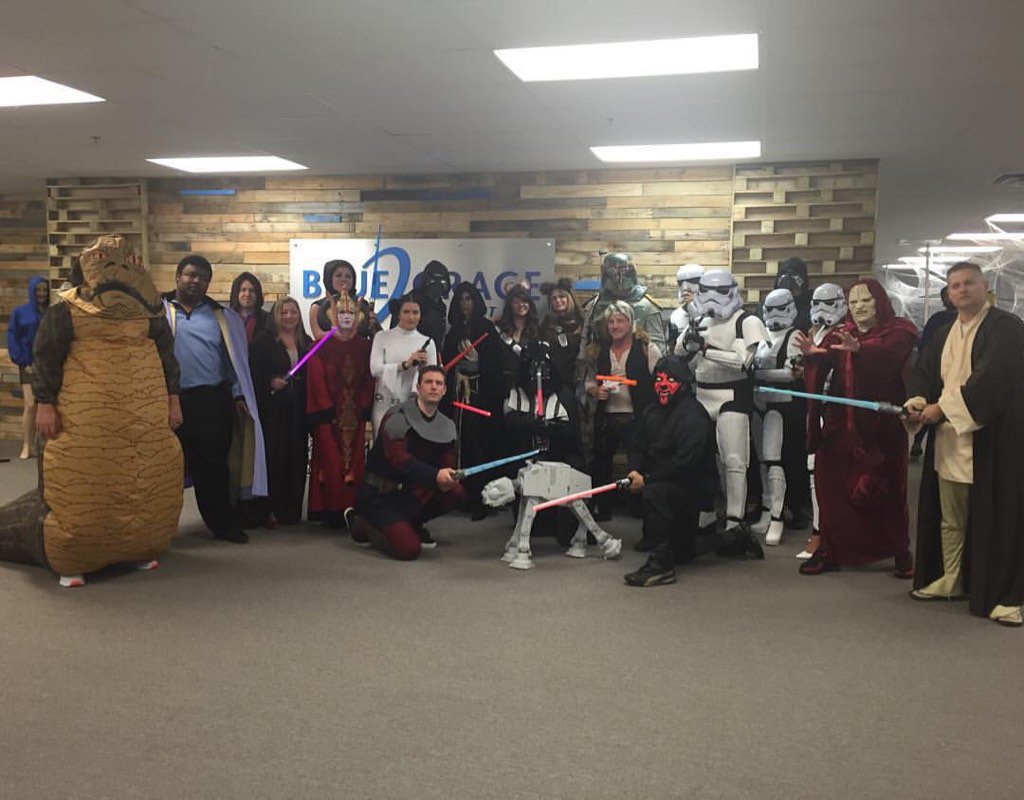 The force is strong here! <a href="/MyBlueGrace/">BlueGrace Logistics</a> <a href="/DepressedDarth/">Darth Vader</a> @theBGexperience