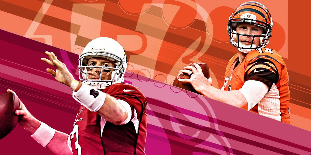 NFL's tweet photo. Better Week 8 start: Palmer or Dalton?

@NFLfantasy is here... with answers: https://t.co/lstGYHZRfZ https://t.co/UGHbjTdFD6