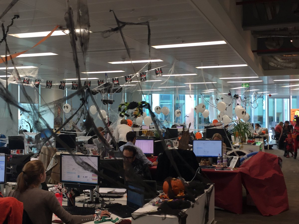 It's gone spookily quiet in the <a href="/VizeumUK/">Vizeum UK</a> office - after a morning of trick or treating with an army of children!