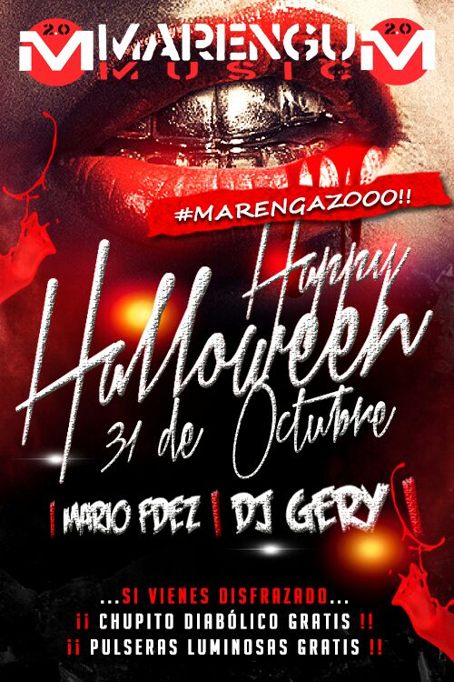 gerardiweb's tweet photo. MAÑANA disfrutamos de una NOCHE DE HALLOWEEN!! en @marengu_music VEN y DISFRUTA de la MEJOR música del MOMENTO!! https://t.co/y0NMo92Rmn