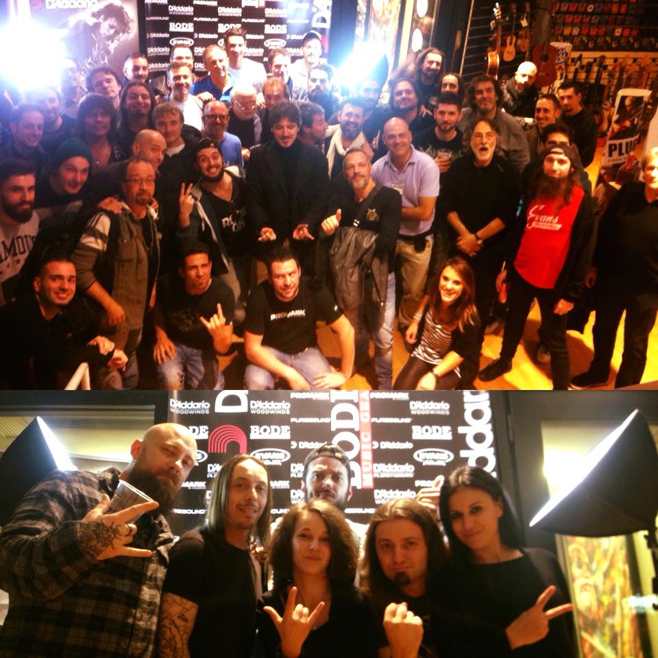 We had a blast at the first <a href="/DaddarioandCo/">D'Addario</a> <a href="/EvansDrumheads/">EVANS Drumheads</a> <a href="/promarksticks/">ProMark Drumsticks</a> artist party <a href="/BodeMusicGear/">Bode Music Gear</a>! #lacunacoil