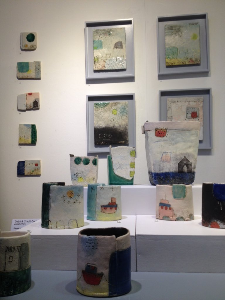 UnderhillCraig's tweet photo. My ceramics at Made by Hand in Cardiff. #MBH15 #craigunderhill #ceramics https://t.co/LvqB1GN0fd