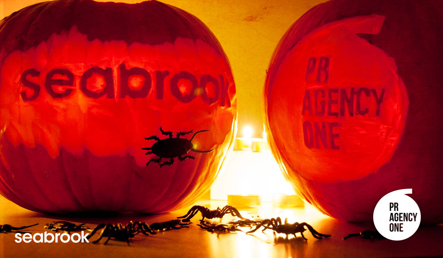 s_associates's tweet photo. We've been getting our pumpkin on with our friends @PRAgencyOne here at Seabrook towers. #ShowUsYourPumpkin https://t.co/55ja9EhXJd