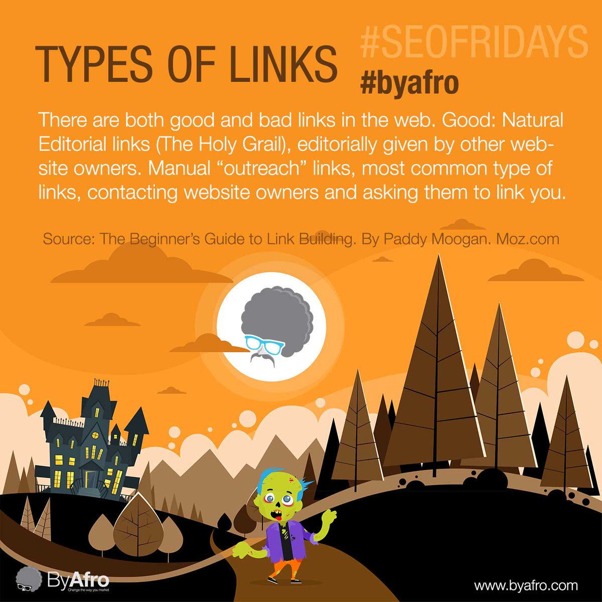 ByAfroDesign's tweet photo. Today on #SEOFRIDAYS "Types of Links" Good and Bad, we'll continue with bad #links next week #byafro #seo #marketing https://t.co/mAz9hD315D