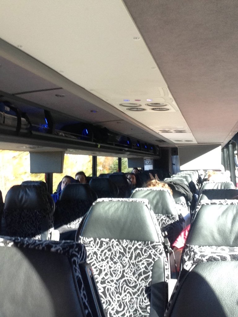 tsymer22's tweet photo. Roadie to Neumann for the season opener. 09 national champs, irrelevant, right? #battlebegins #roadie @DWCHockey https://t.co/sArUi30xKi