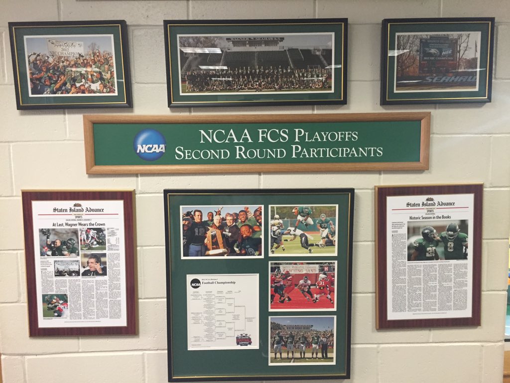 DickNoscher's tweet photo. Made a quick stop up to the wag.. Missing these days and wishing @Wagner_Football and @HossWagner good luck!!! https://t.co/9LwZ96pInO