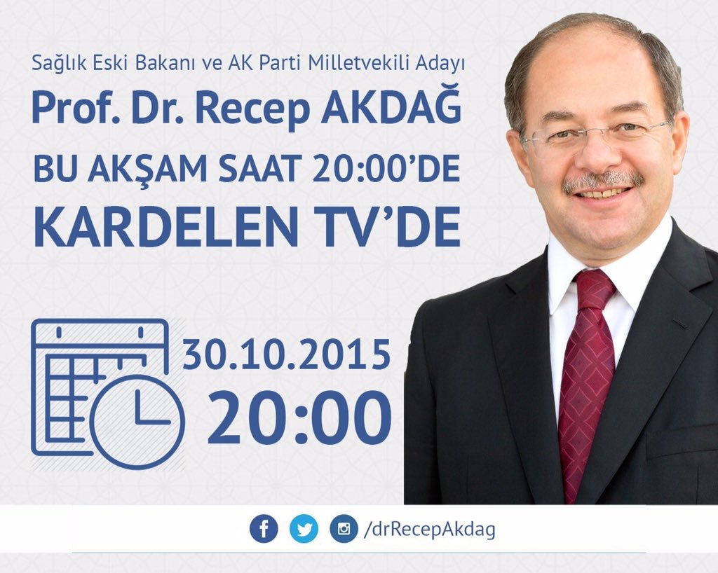 Bu akşam saat  20:00'de Kardelen TV'nin canlı yayın konuğu olacağım.