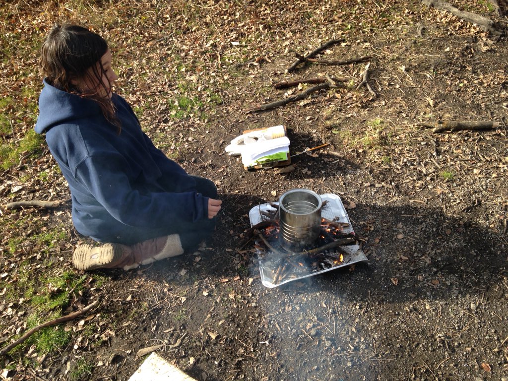 BansleysClass's tweet photo. Fire building at #Macneill outdoor Ed. I swallowed a fair amount of smoke today. https://t.co/8AtYCIxqXI