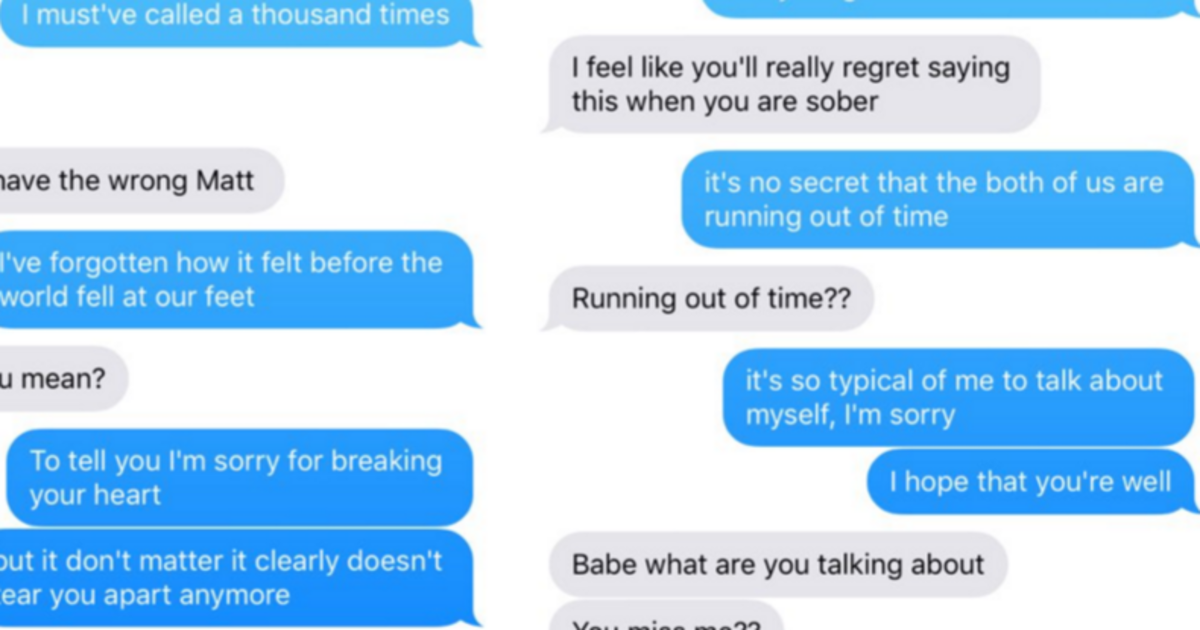 HuffPost's tweet photo. Genius woman texts ex using only Adele lyrics, confuses the sh*t out of him https://t.co/E2pO6BhhBm https://t.co/6wEkODP1RP
