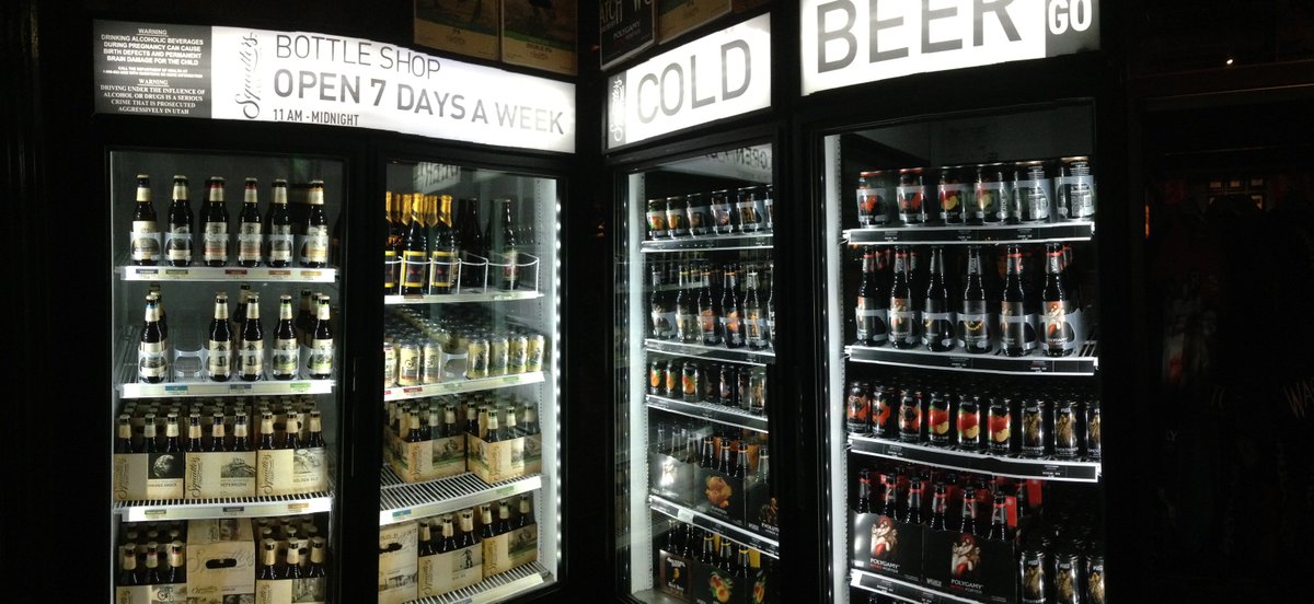 It's way too hard to choose, you guys! <a href="/utahbeers/">Wasatch-Squatters</a> I love the bottle shop. Also, the Loaded Mac &amp; Cheese is the bomb.