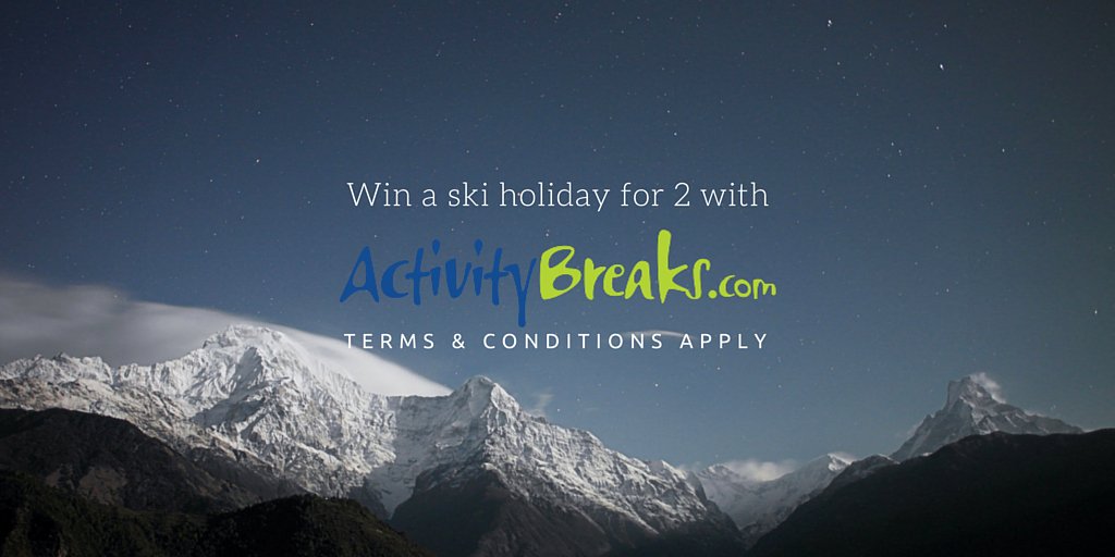 ActivityBreaks's tweet photo. COMPETITION: Follow &amp; RT for your chance to win a ski trip for 2! Details and Ts &amp; Cs @ https://t.co/Qm7BddyoFL #win https://t.co/DUKUUy95Sc