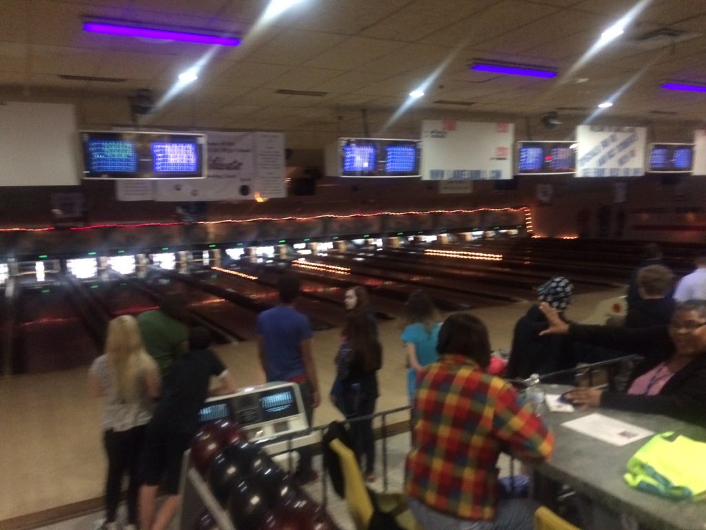 BtTechAcademy's tweet photo. Evertech Academy bowling trip. Building wide. Community building. @EvertechHS @BTCareerTechED https://t.co/T8nzAxmURP