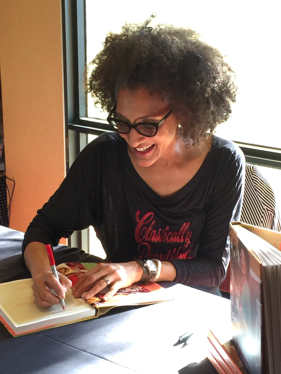 LesDamesIntl's tweet photo. @LesDamesDC @carlahall Doin' us proud! #cookbook signing #ldei2015 Thanks! https://t.co/8FvRDumJDX