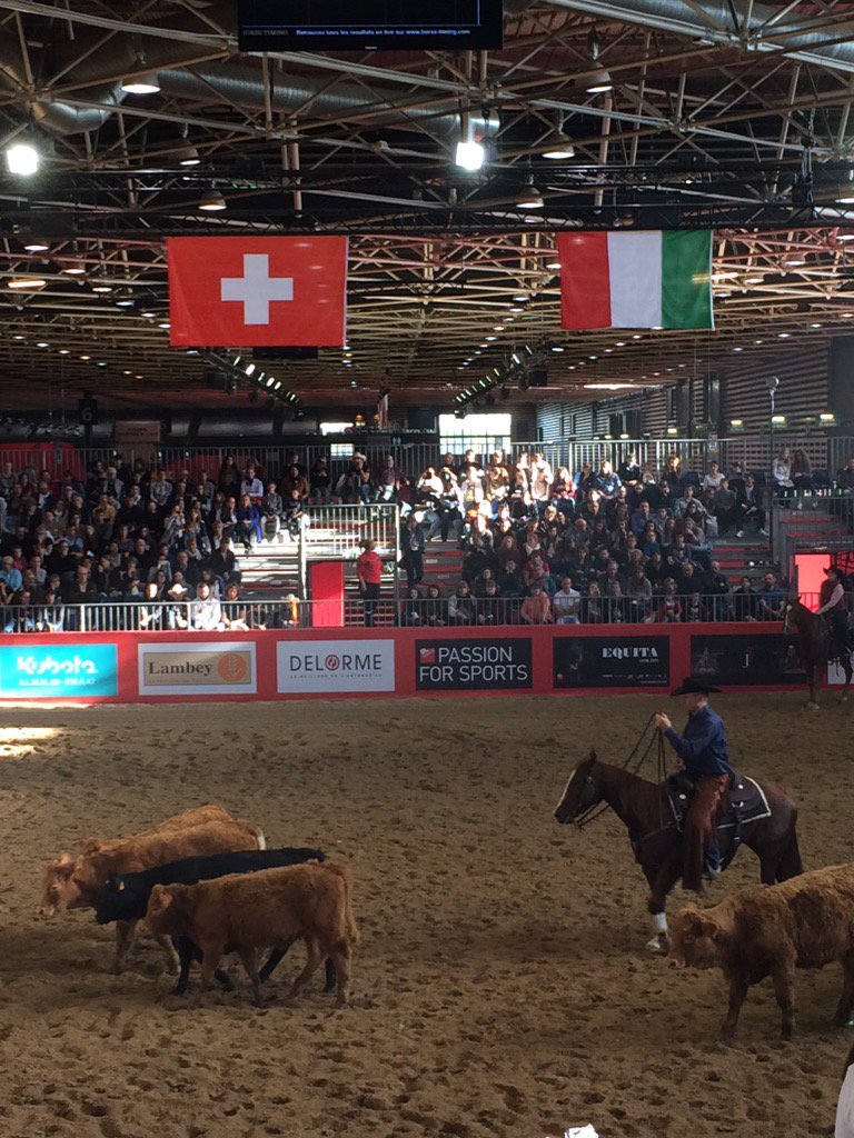 EvaDugier's tweet photo. Les Cowboys en pleines competition @Equitalyon https://t.co/P7DGg2kOrY