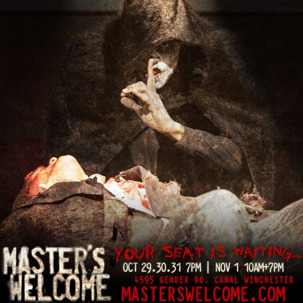 masterswelcome's tweet photo. #MastersWelcome is Ohio's freakiest Halloween-themed theatrical presentation. FREE tickets: https://t.co/uOrPQo2PkR https://t.co/mjTfhqZwzX