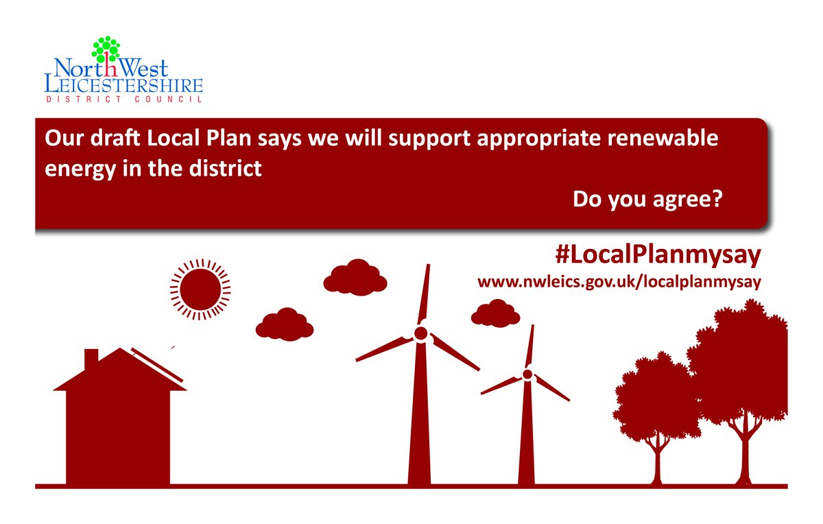 NWLeics's tweet photo. Support renewable energy in the district says our draft Local Plan. Agree? https://t.co/hI5Cg6gJSo #LocalPlanmysay https://t.co/0NSQJsgxlR