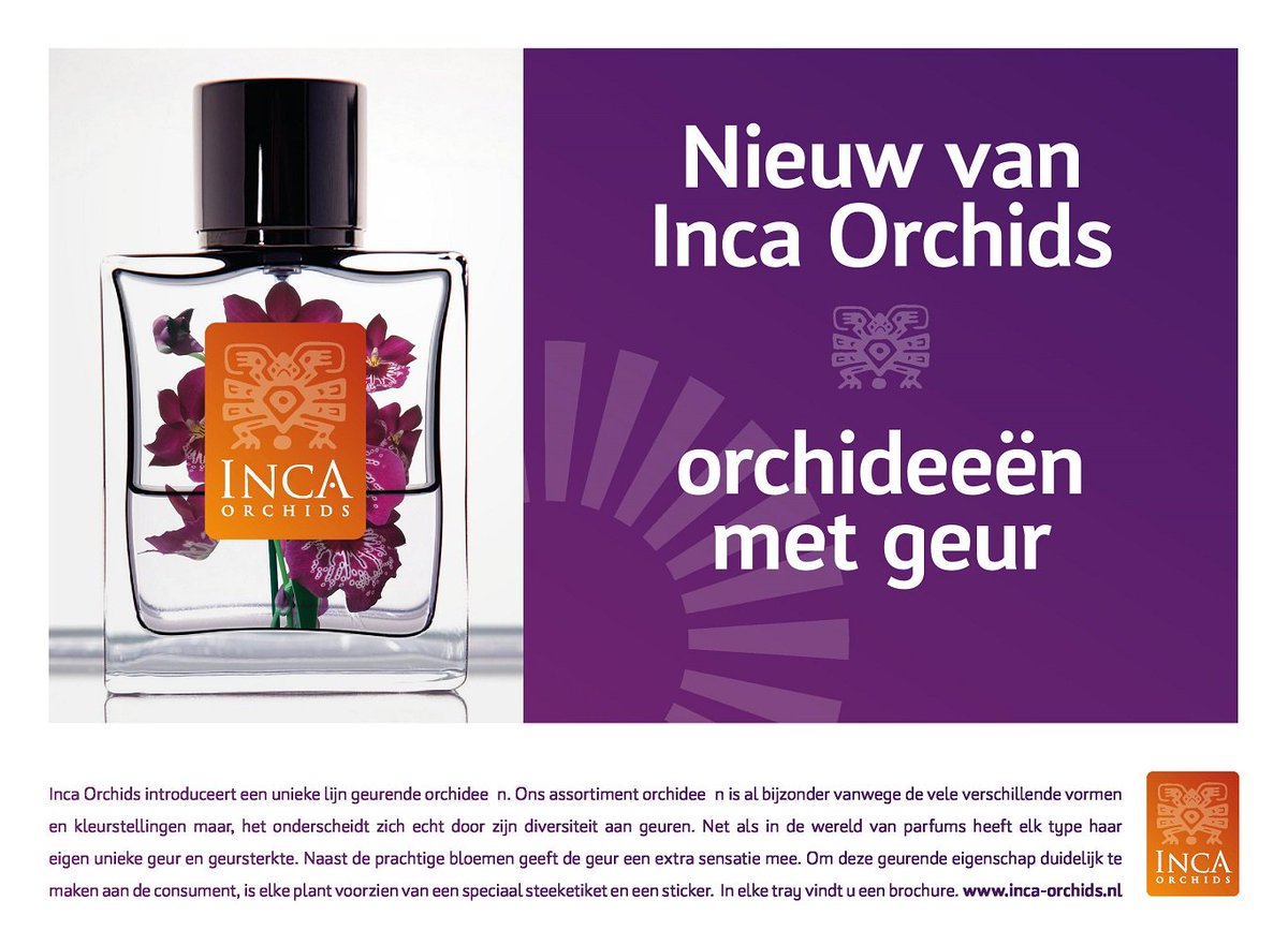 IncaOrchids's tweet photo. Woensdag 4 t/m vrijdag 6 november introduceren wij onze nieuwe lijn op de #FHTF. Kom je ook even kijken? https://t.co/LrHc0rvTQx