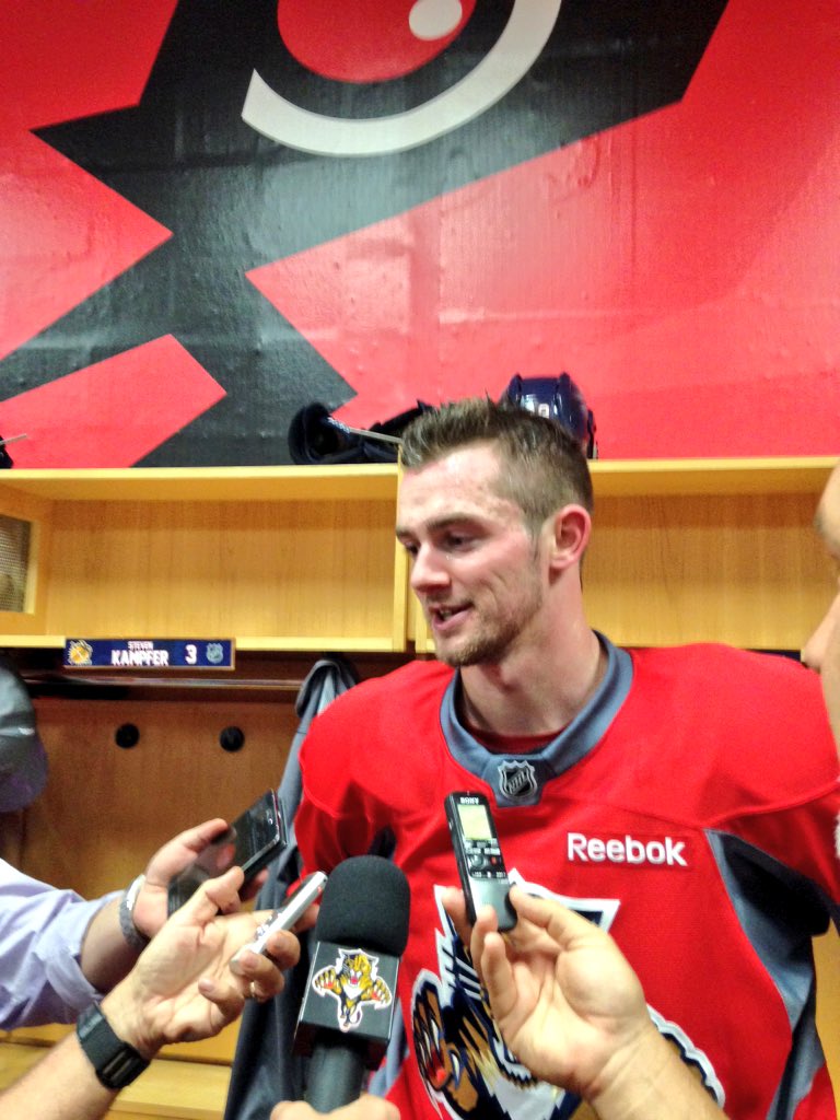 FlaPanthers's tweet photo. "I'm just trying to soak it all in, it's awesome to be up here," - @loganshaw11. https://t.co/wkMST6luqR