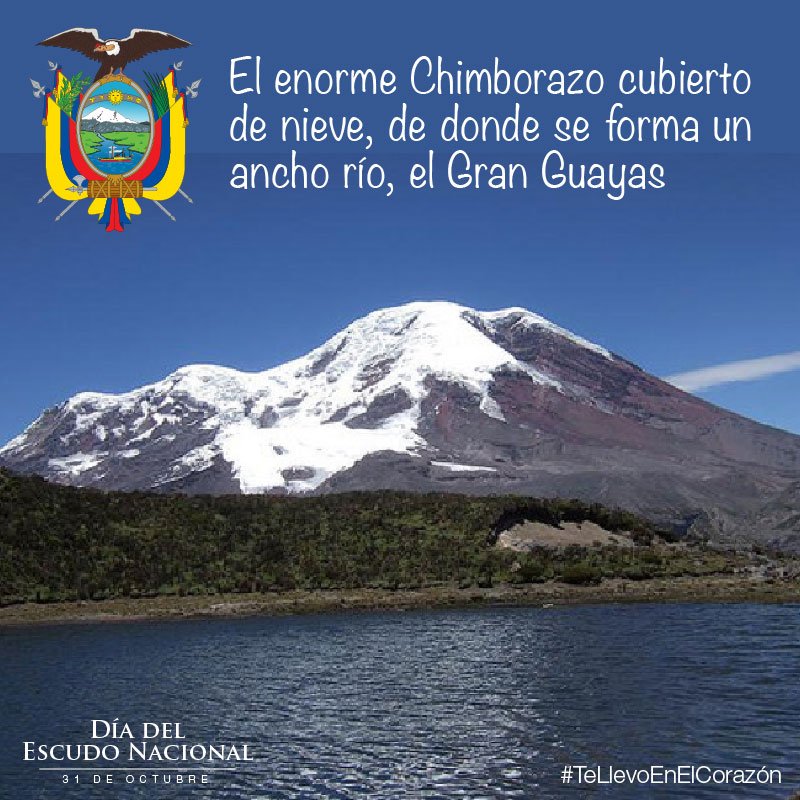 ComunicacionEc's tweet photo. El Escudo de Armas del #Ecuador es insignia de gloria. 31 de octubre, Día del Escudo Nacional #TeLlevoEnElCorazón https://t.co/5MTKpiTLcd