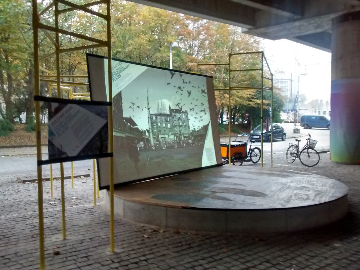 CityLinkFest's tweet photo. the @HoldMeDear exhibition is on until 6pm under Bispeengbuen #copenhagen #citylinked https://t.co/xyTJSmTdX4