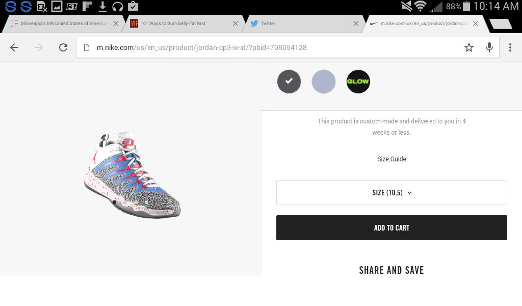 abdisheikh765's tweet photo. Size 10.5, What do you think 
#CP3ID https://t.co/gX06vYM3GF