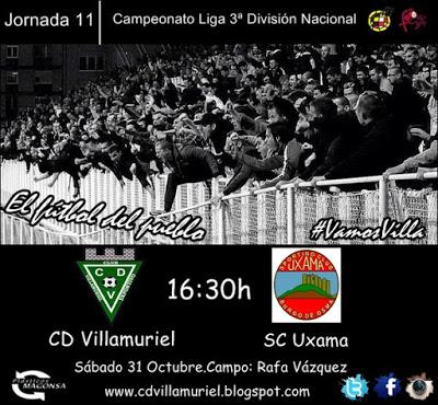 CDVillamuriel's tweet photo. Sábado 16:30h #TodosAlRafaVazquez 
CD Villamuriel vs Sporting Uxama 
#ElFutbolDelPueblo #VamosVilla https://t.co/CD3G5NAIQL