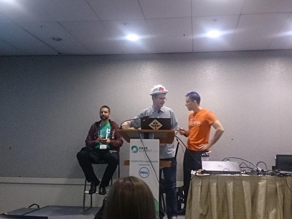 Rad_Reza's tweet photo. #biph @Technitrain awesome hat on stage https://t.co/A9HkULKS6t