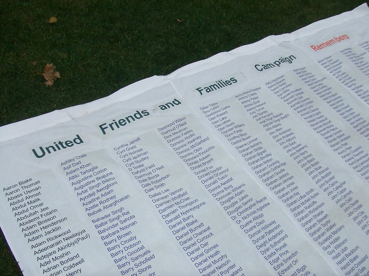 17th annual UFFC remembrance march tomorrow - please join us facebook.com/events/7672597…