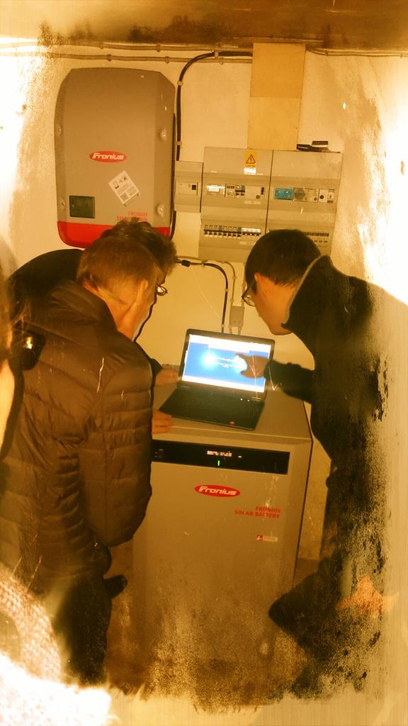 maurispirito's tweet photo. #GreenCom review Day 2: a tour through our heat pump and electrical storage units in the pilot. @ric_iot @IsmbOnweb https://t.co/DowXSJ5Ih2